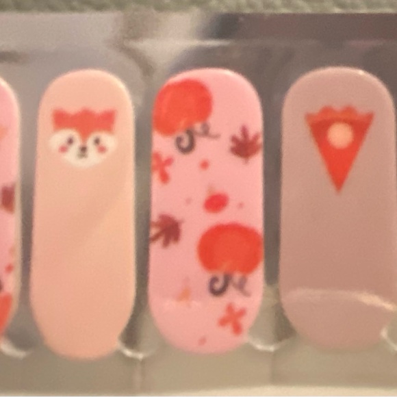 2 Nailwrap Sets Thanksgiving Christmas Pumpkin Fox Turkey, Snowman Flakes Heart - Picture 5 of 6
